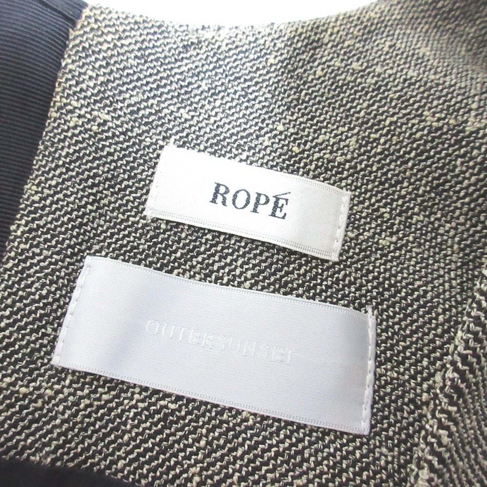 ROPE × OUTERSUNSET ツイード ロング ドレス