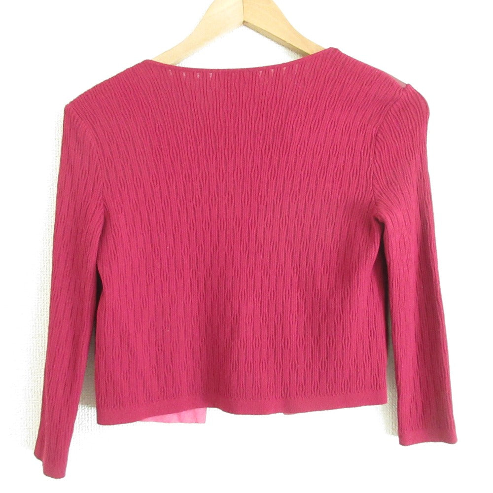 MAX&Co. ゴートレザー ショートカーディガン