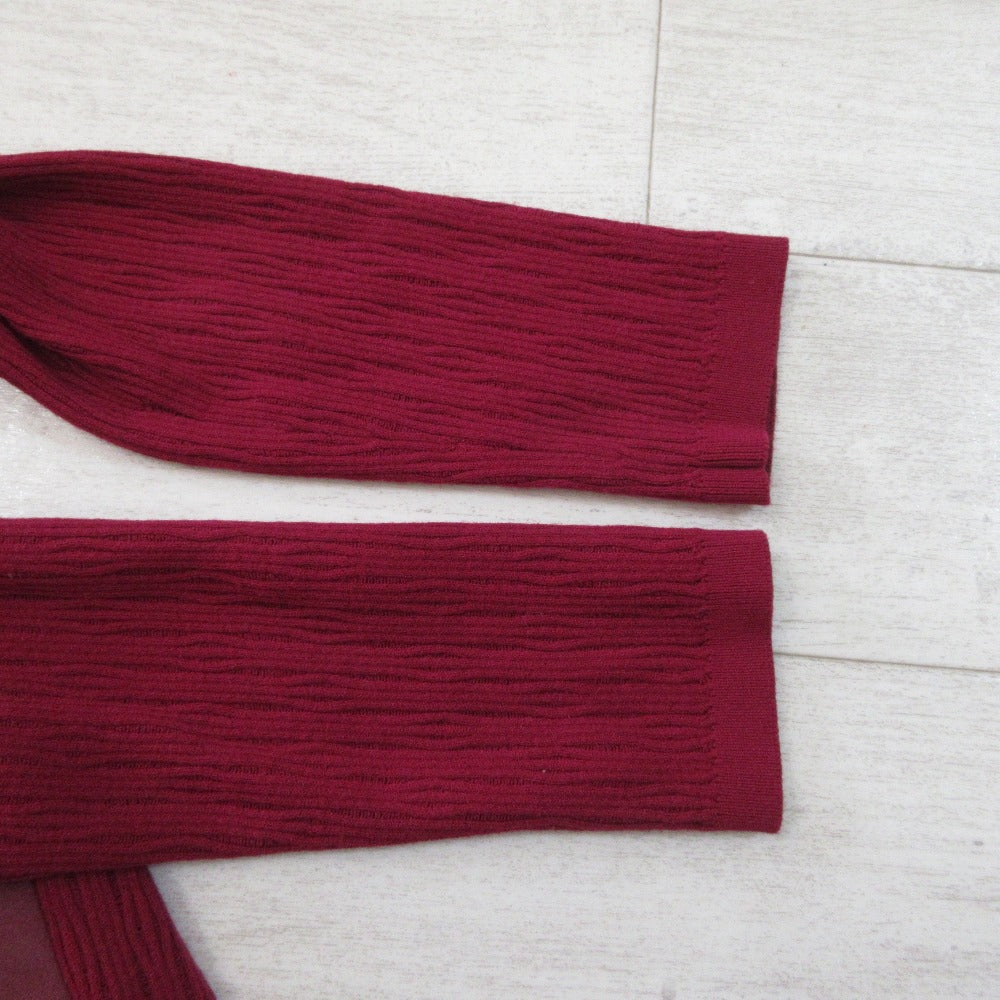 MAX&Co. ゴートレザー ショートカーディガン