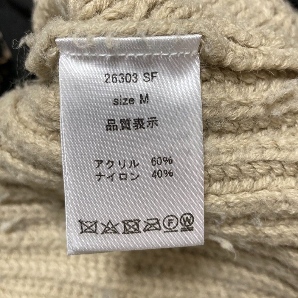 marjour ハイネックニットプルオーバー