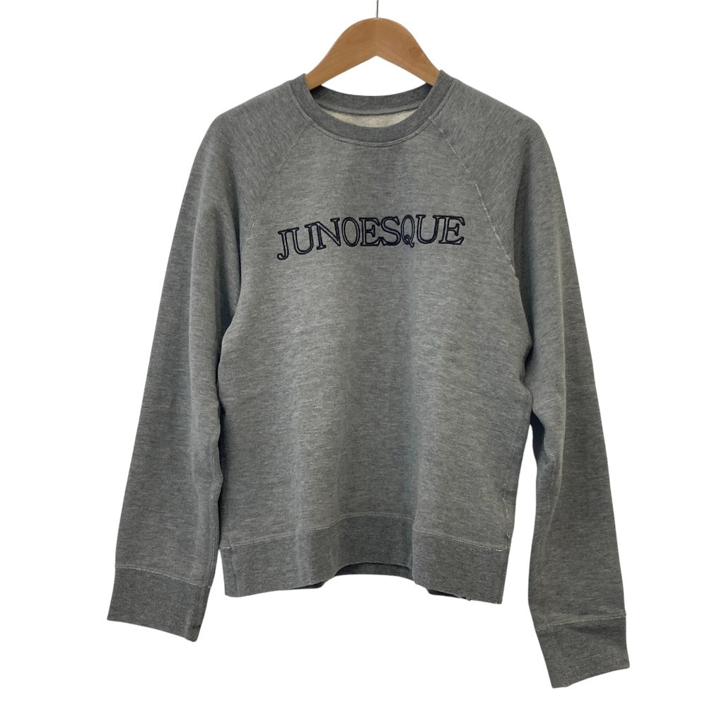 ミラオーウェン JUNOESQUE刺繍裏起毛スウェット
