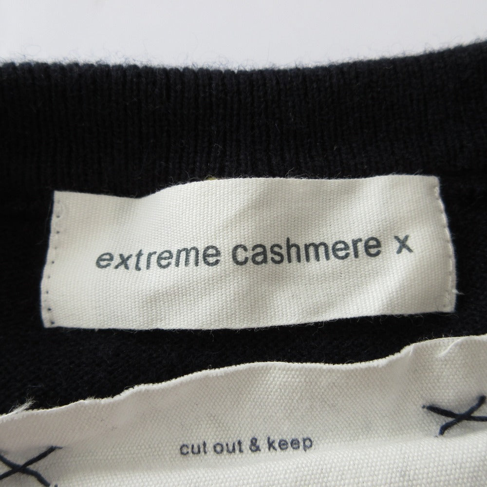 extreme cashmere X カシミヤ半袖ニット