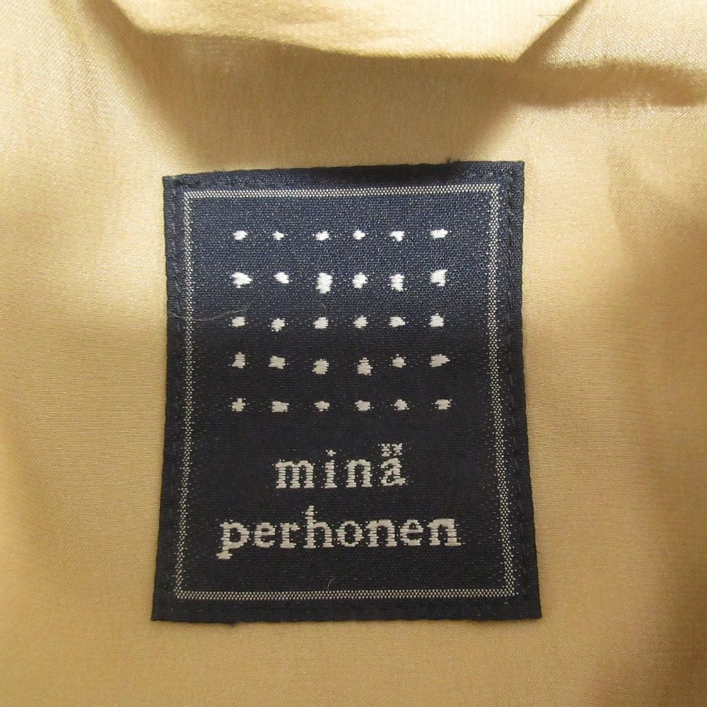 mina perhonen コースト リネン ブレンド コート