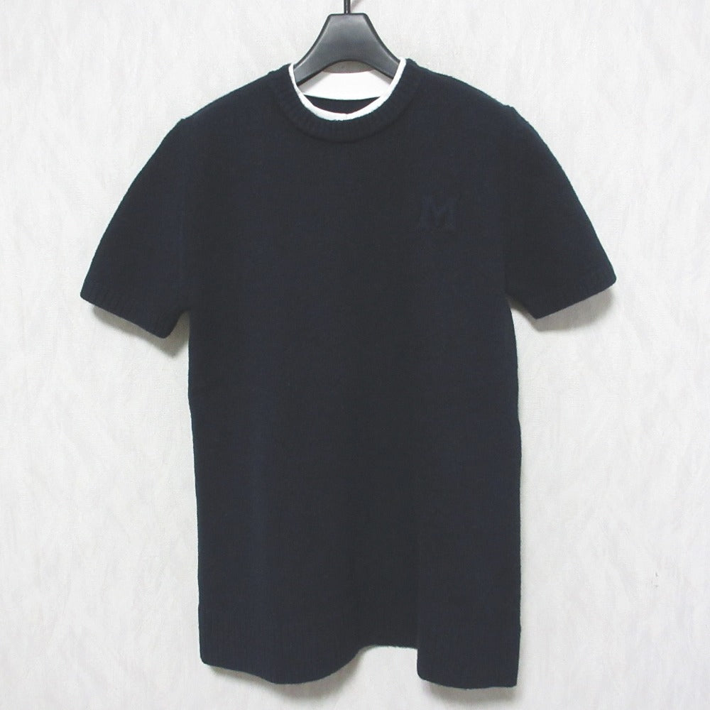 Mila Owen Mモチーフ ウールブレンド ミニニットワンピース
