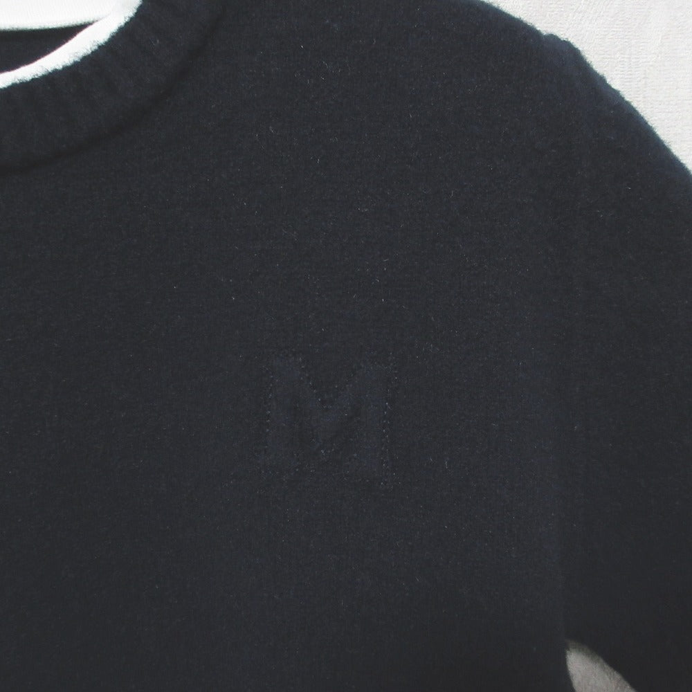 Mila Owen Mモチーフ ウールブレンド ミニニットワンピース