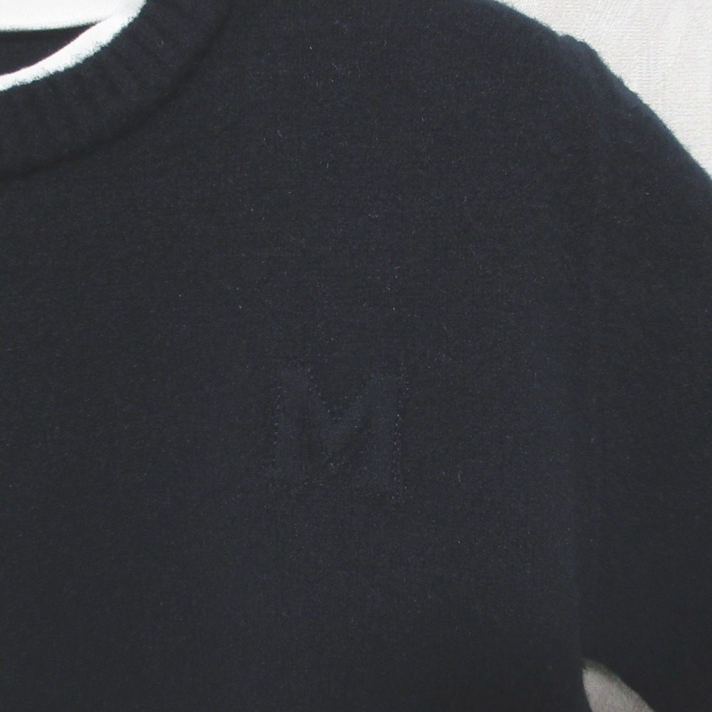Mila Owen Mモチーフ ウールブレンド ミニニットワンピース