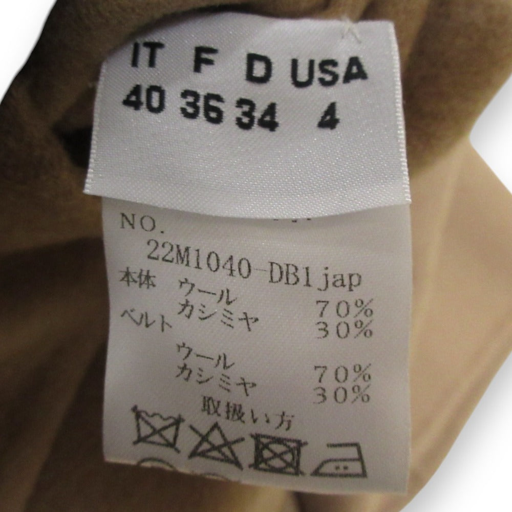 MANZONI24 ロロ ピアーナ ファブリック ウール カシミア コート
