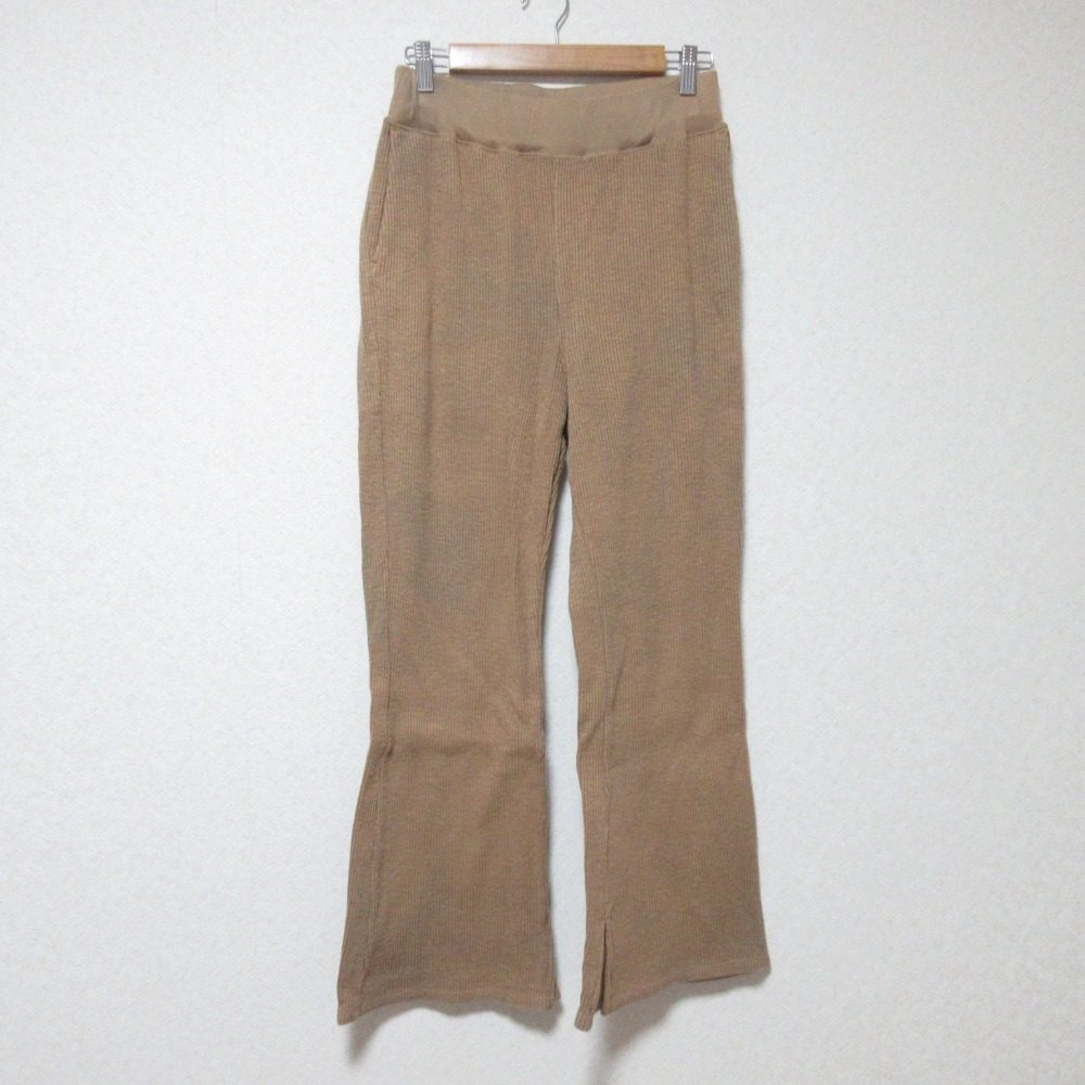 Americana サーマルワッフルフレアパンツ