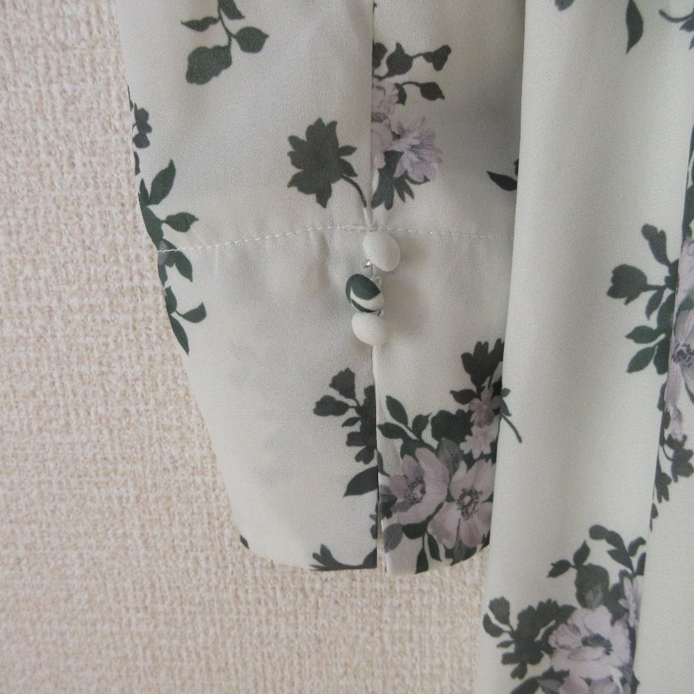NATURAL BEAUTY BASIC プリント ロング ドレス