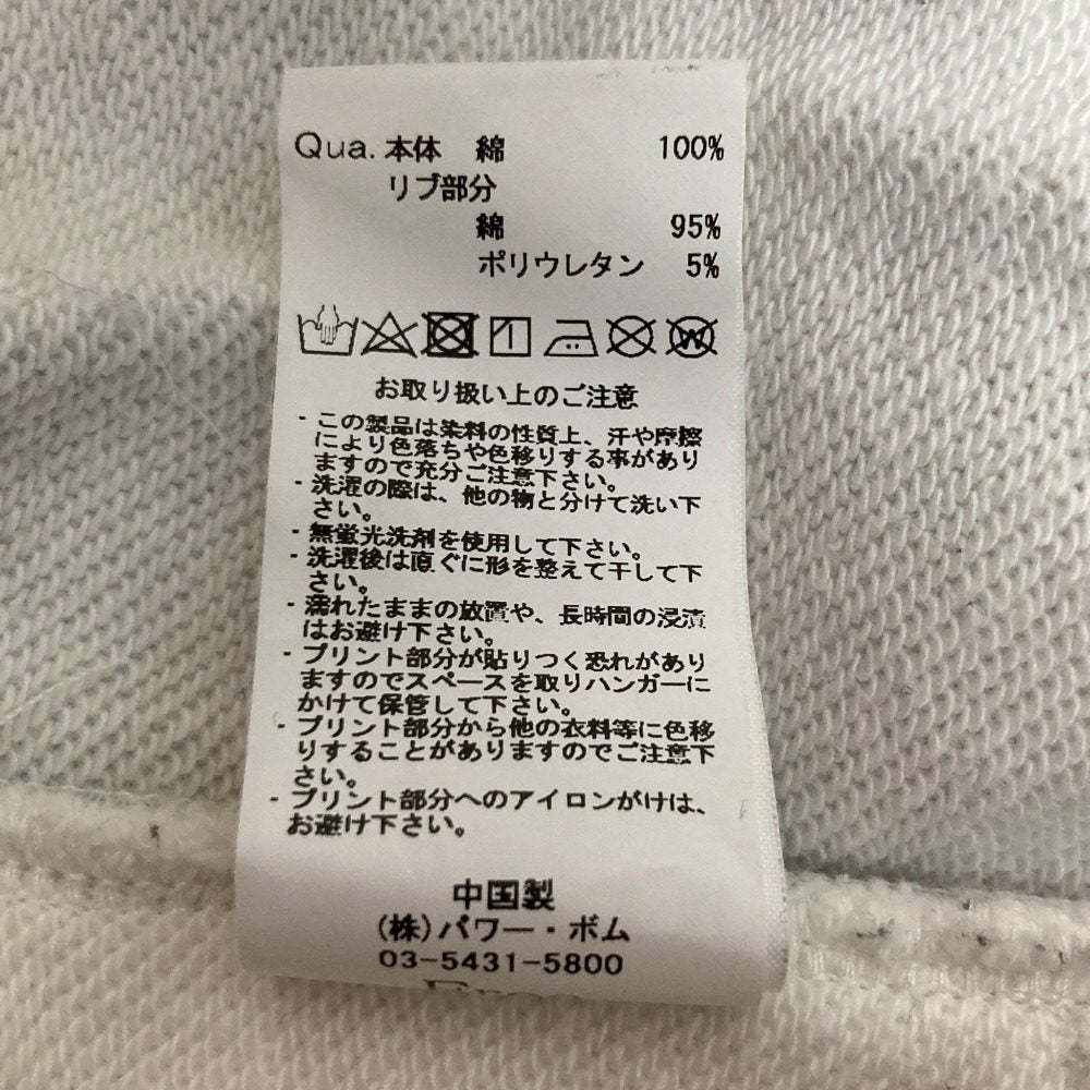 レフレム プリントスウェットトレーナー