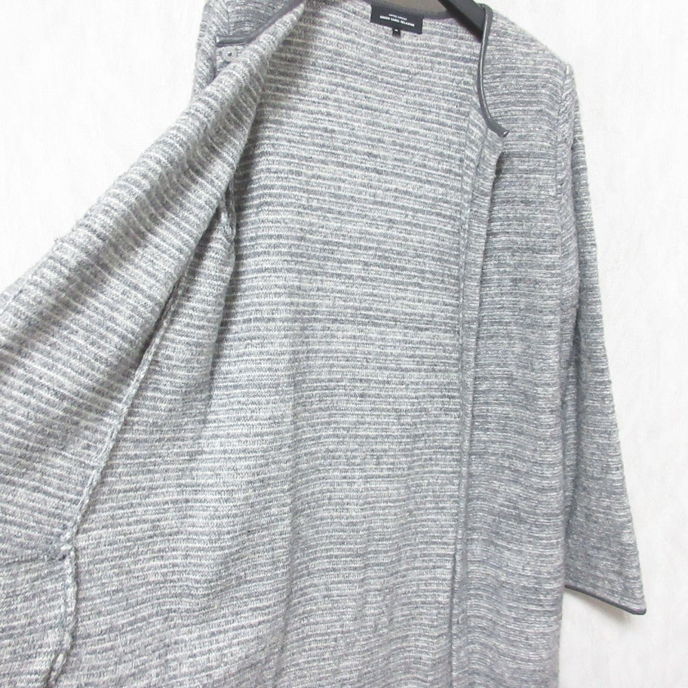 グリーン レーベル リラクシング ノーカラー ニット コート