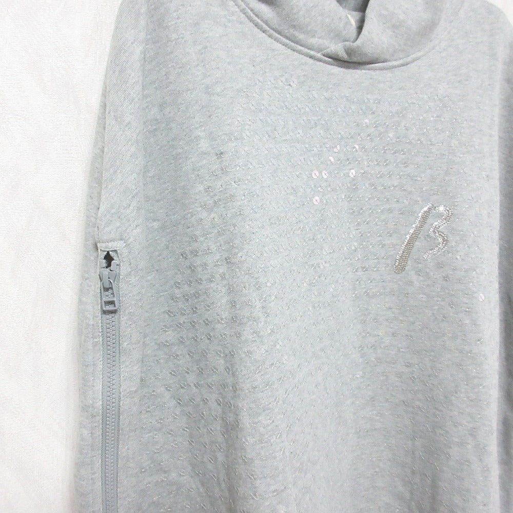 β セントラル タンブラー スパンコール 刺繍 ケープ パーカー