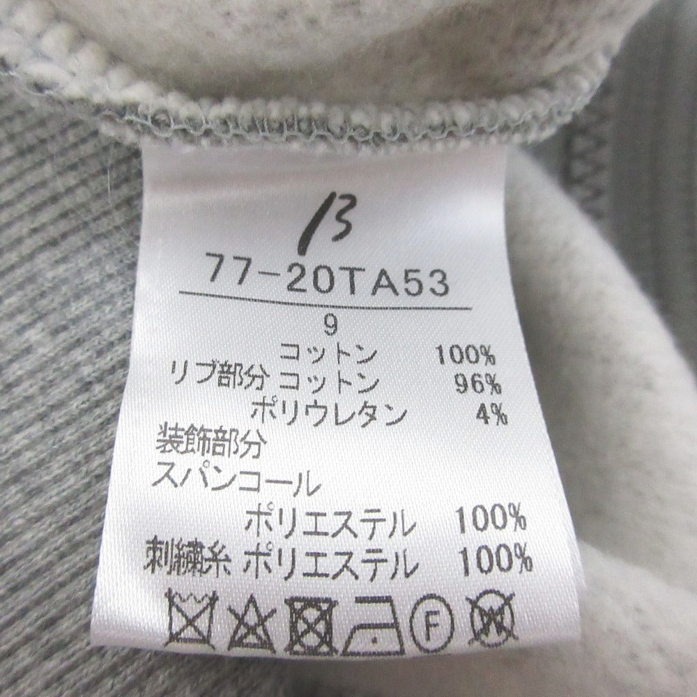 β セントラル タンブラー スパンコール 刺繍 ケープ パーカー