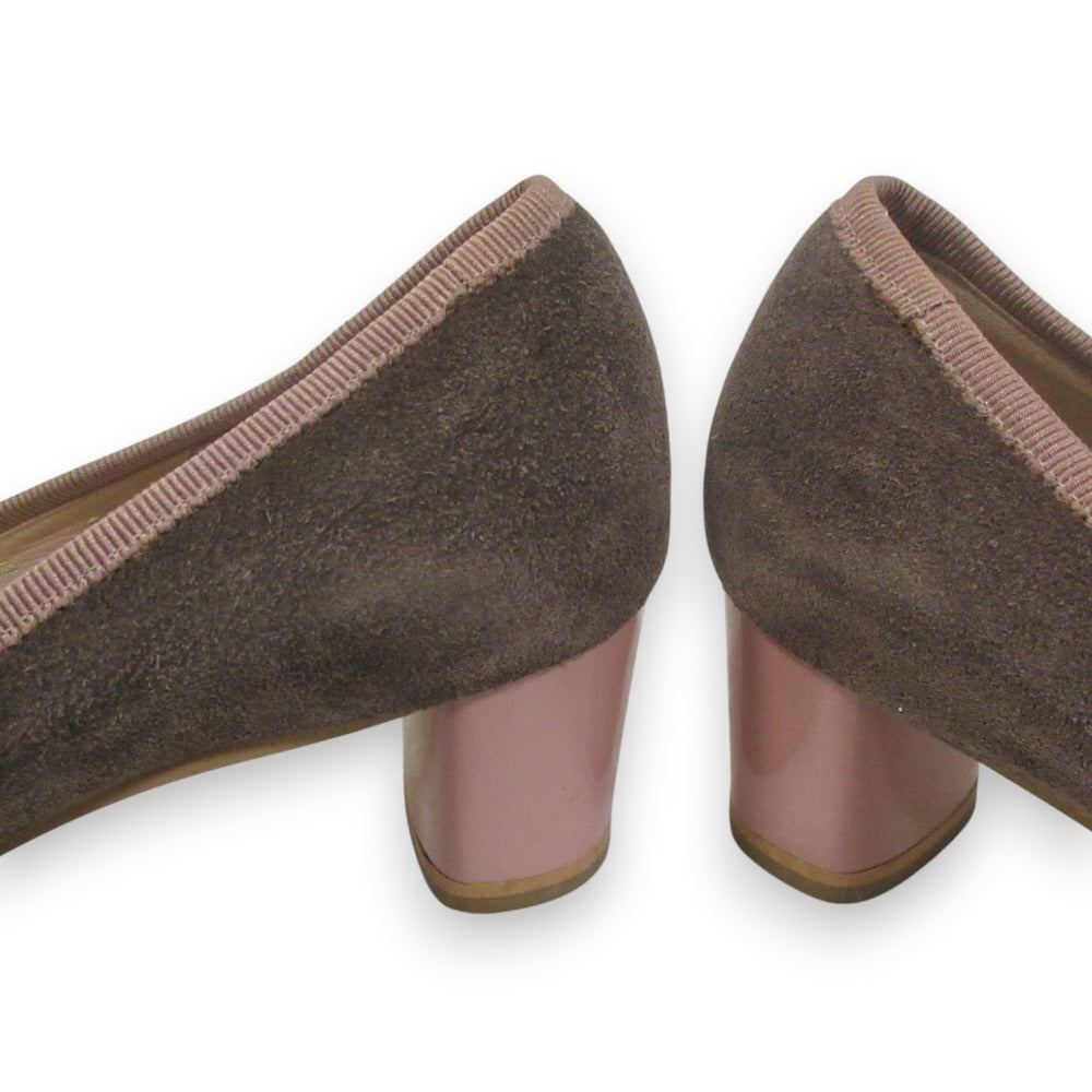 サルヴァトーレ フェラガモ ラウンドトゥパンプス