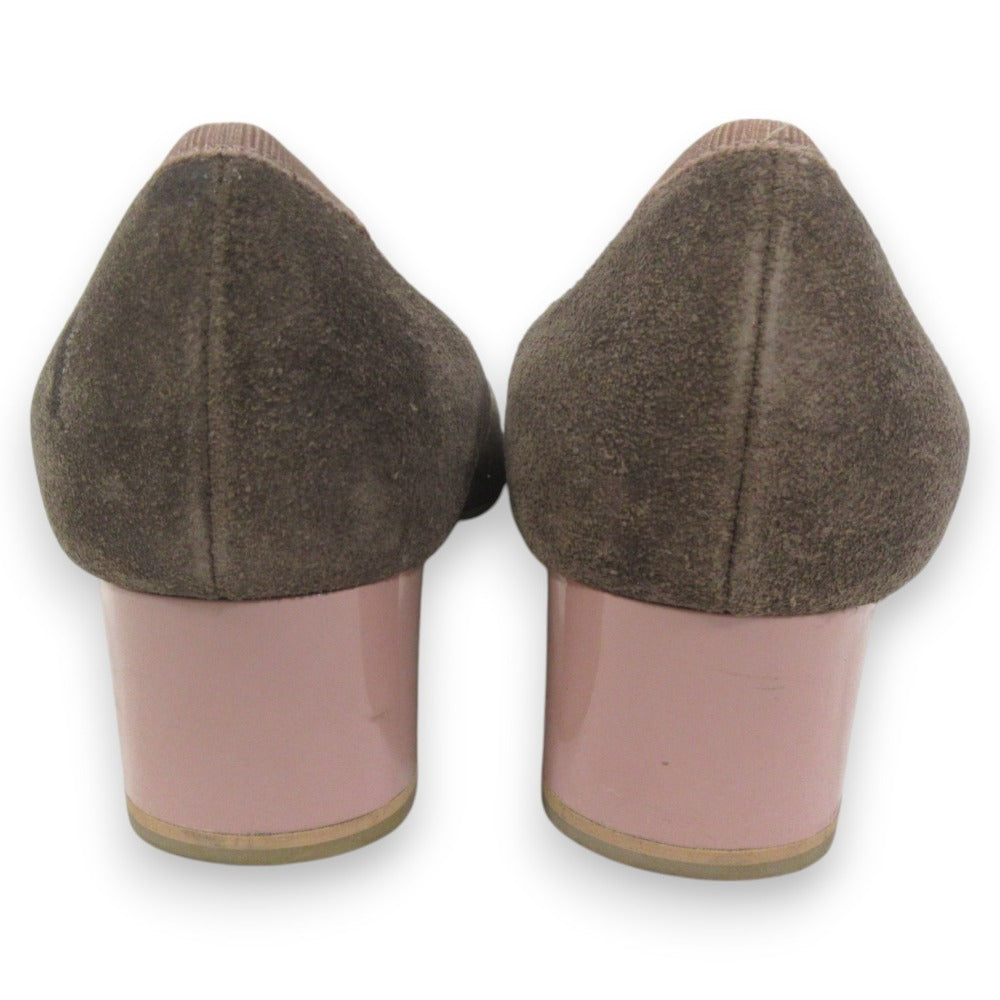 サルヴァトーレ フェラガモ ラウンドトゥパンプス