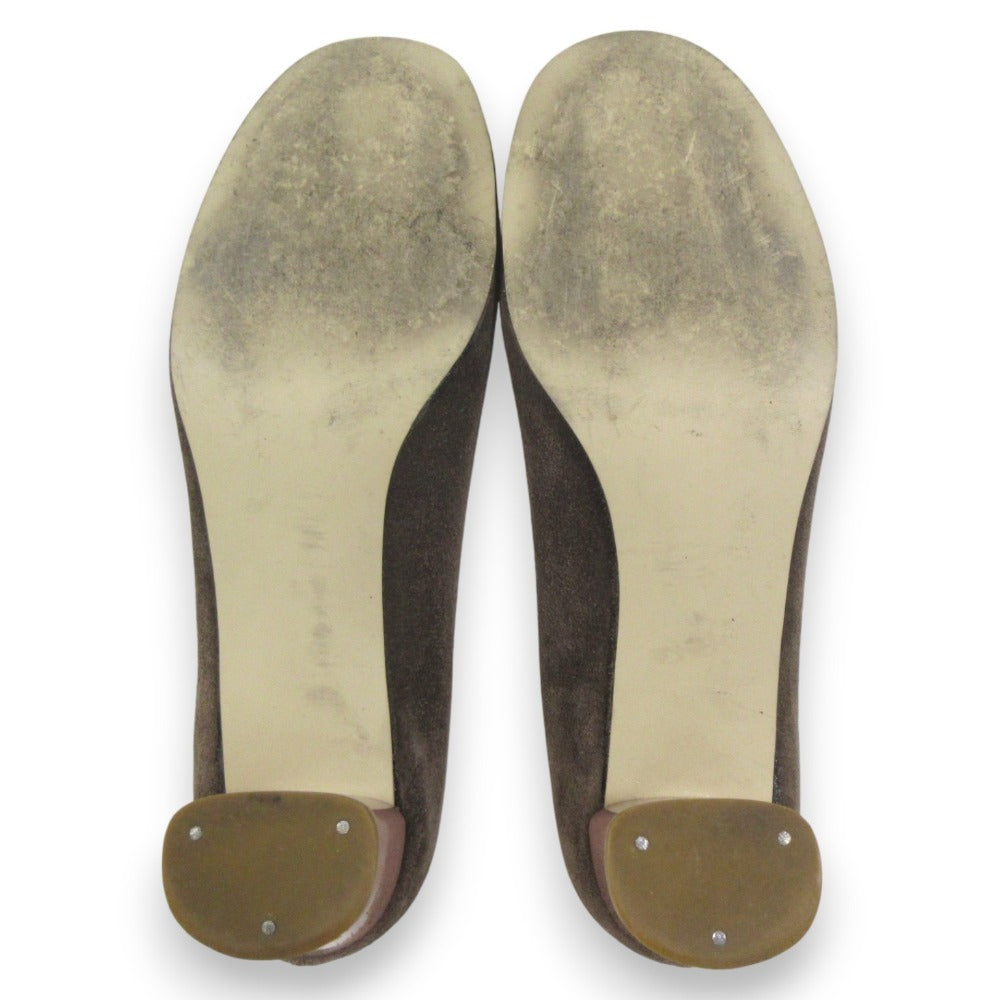 サルヴァトーレ フェラガモ ラウンドトゥパンプス