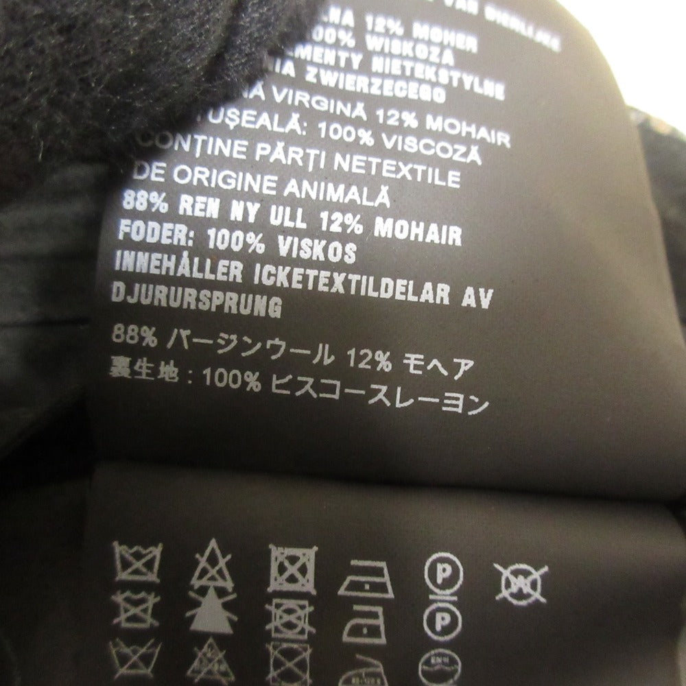 プラダ ハウンドトゥース ウール モヘア テーパード パンツ