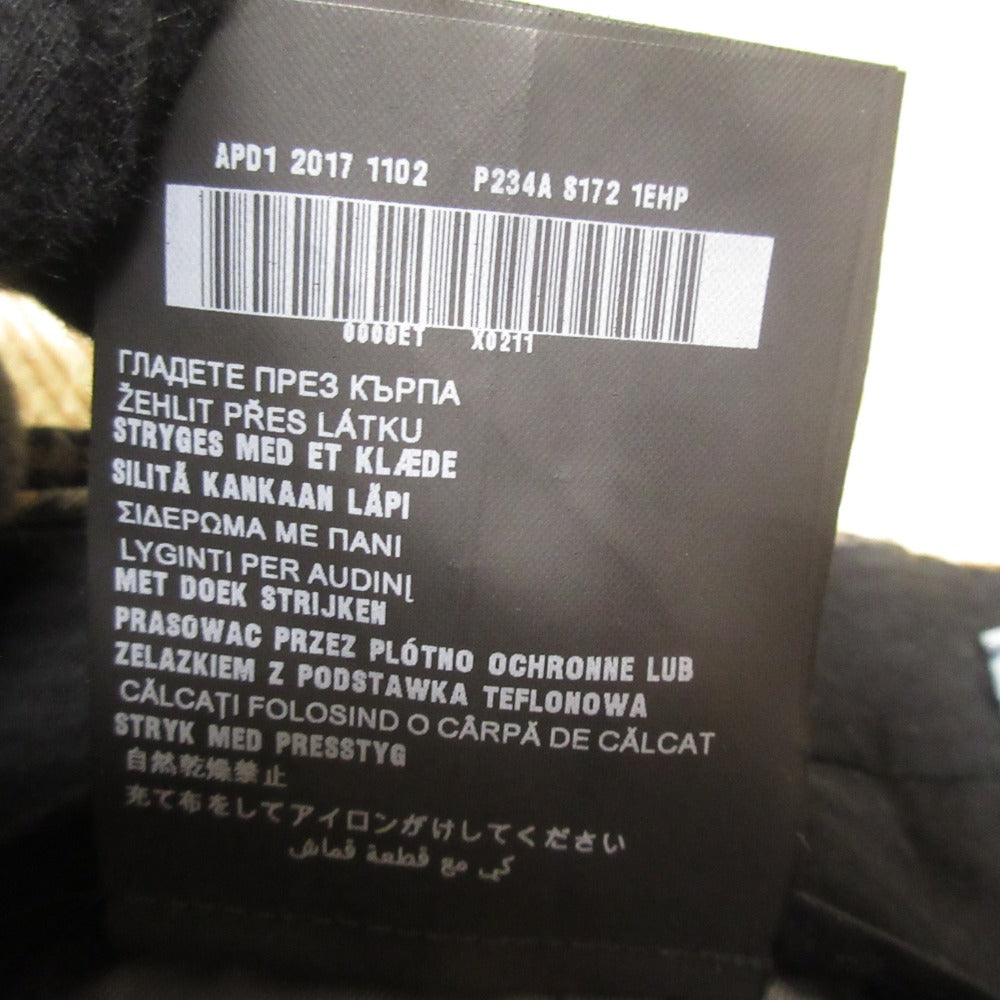 プラダ ハウンドトゥース ウール モヘア テーパード パンツ