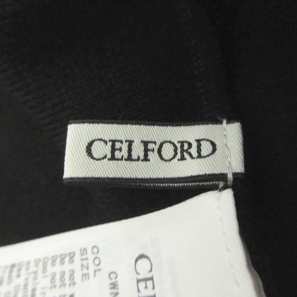 CELFORD ファートリムペプラムニットプルオーバー