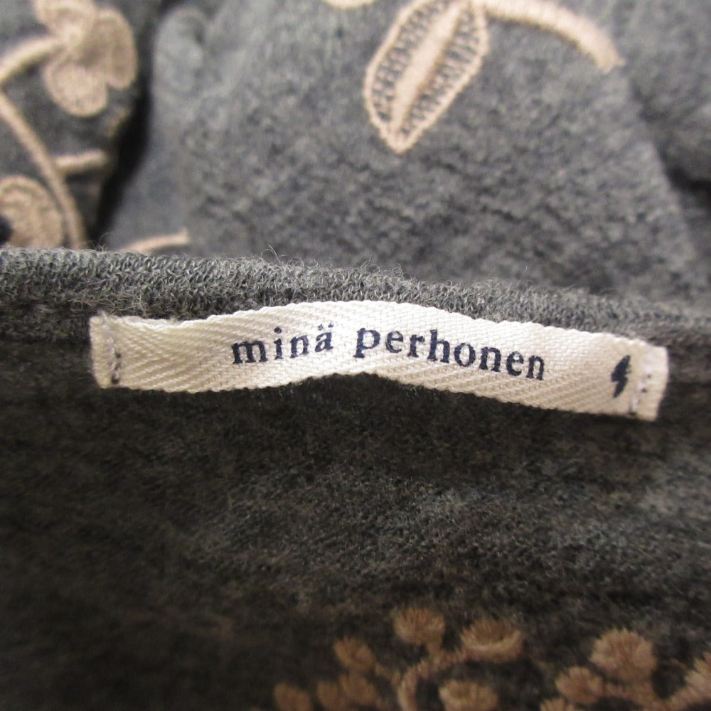 mina perhonen フォレスト パレード 長袖 カーディガン
