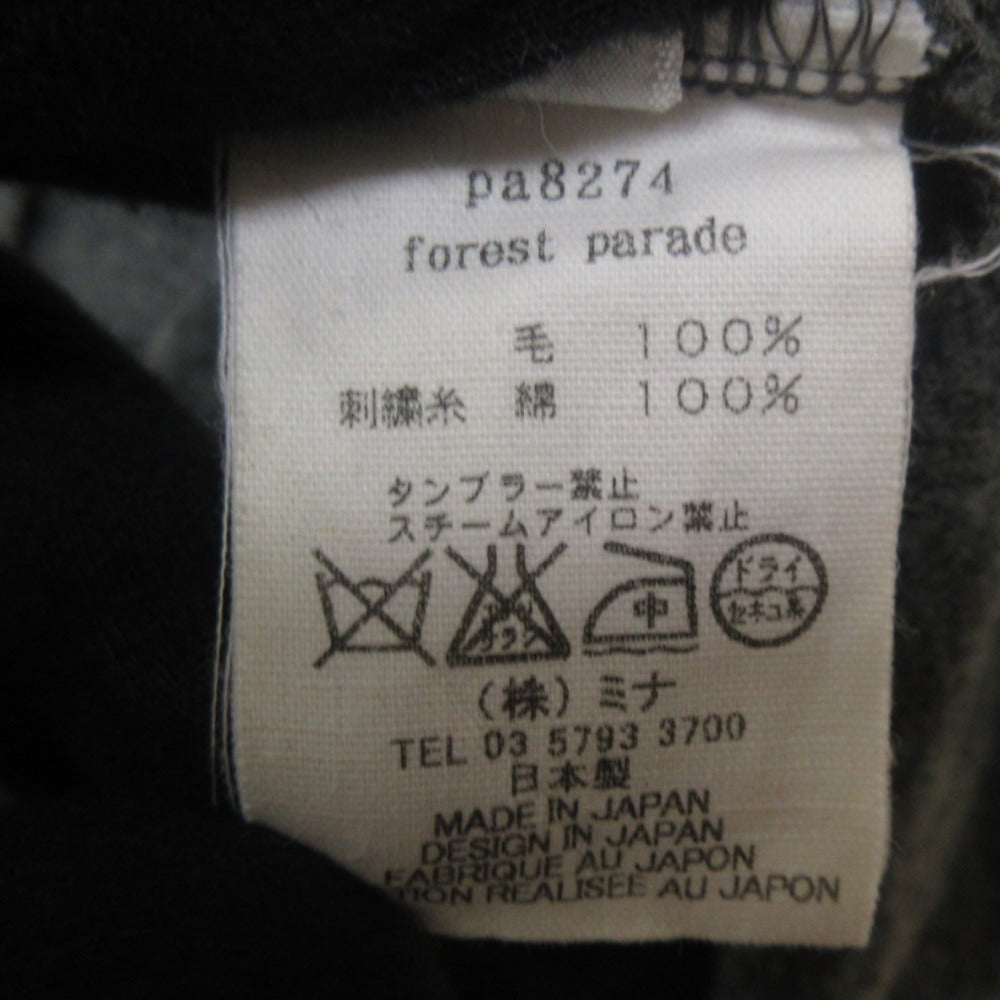 mina perhonen フォレスト パレード 長袖 カーディガン