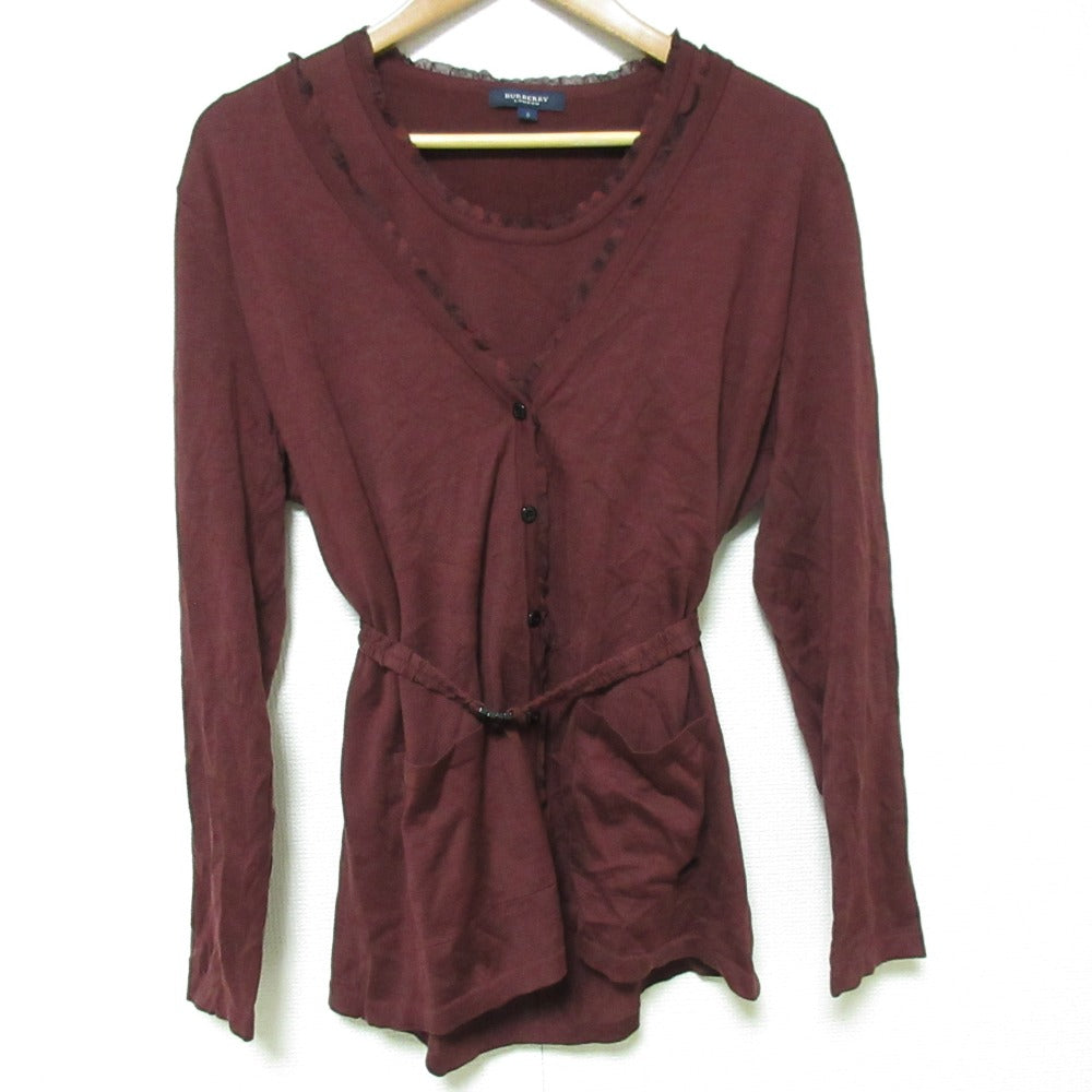 バーバリー ロンドン シルク コットン 2WAY カーディガン セット