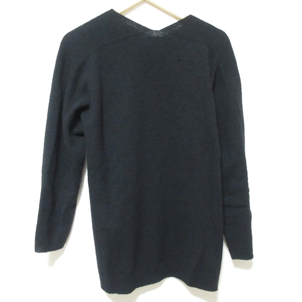 pas de calais ウール ブークレ Vネック プルオーバー