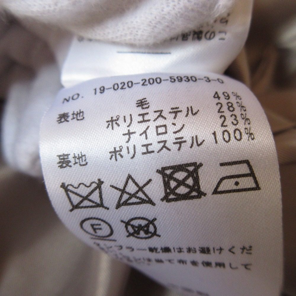 Spick and Span ノーカラー コート