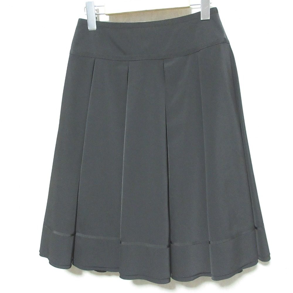 FOXEY NEW YORK ボックス プリーツ スカート