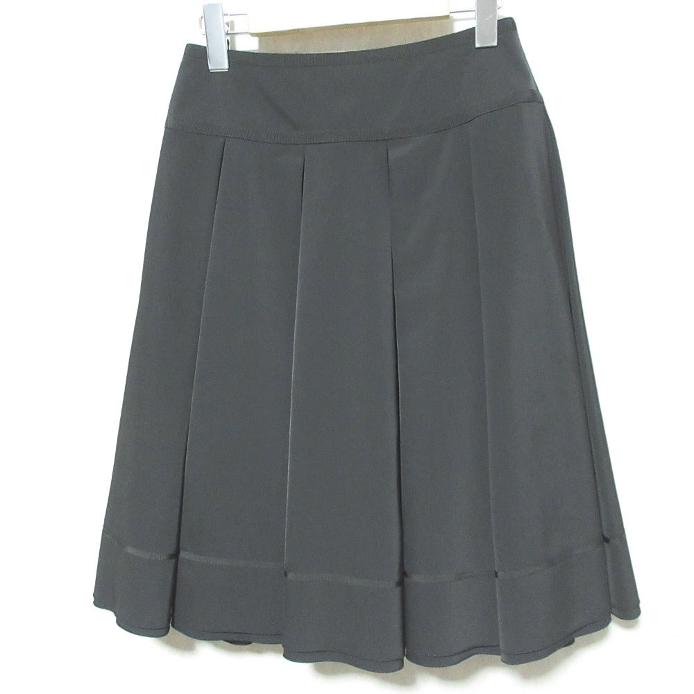 FOXEY NEW YORK ボックス プリーツ スカート