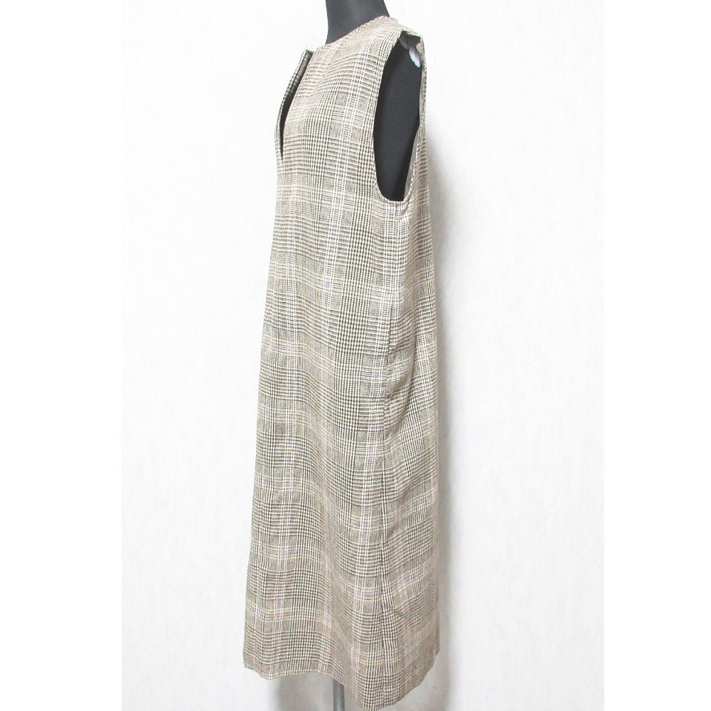 INDIVI チェック ドレス
