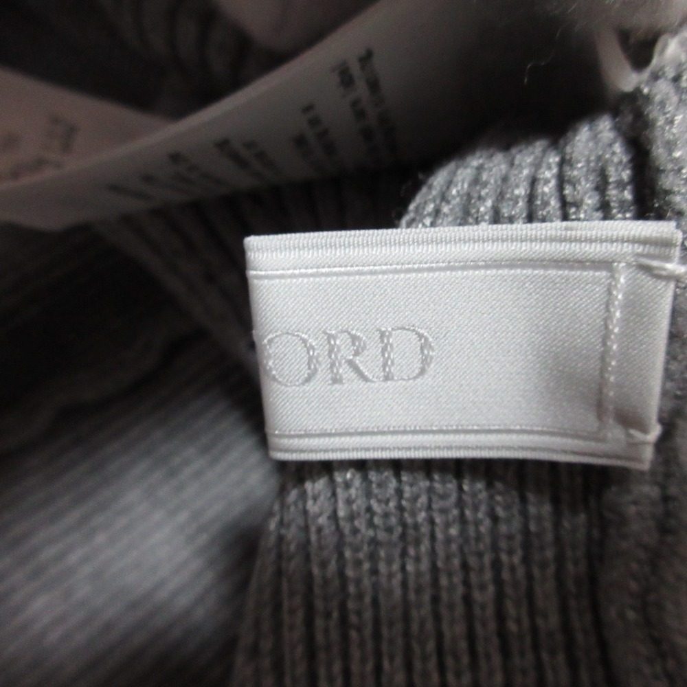 CELFORD クロシェ レース リブ ニット ドレス