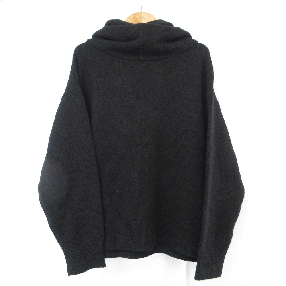 イロット Drape hoodie ニットフーディー