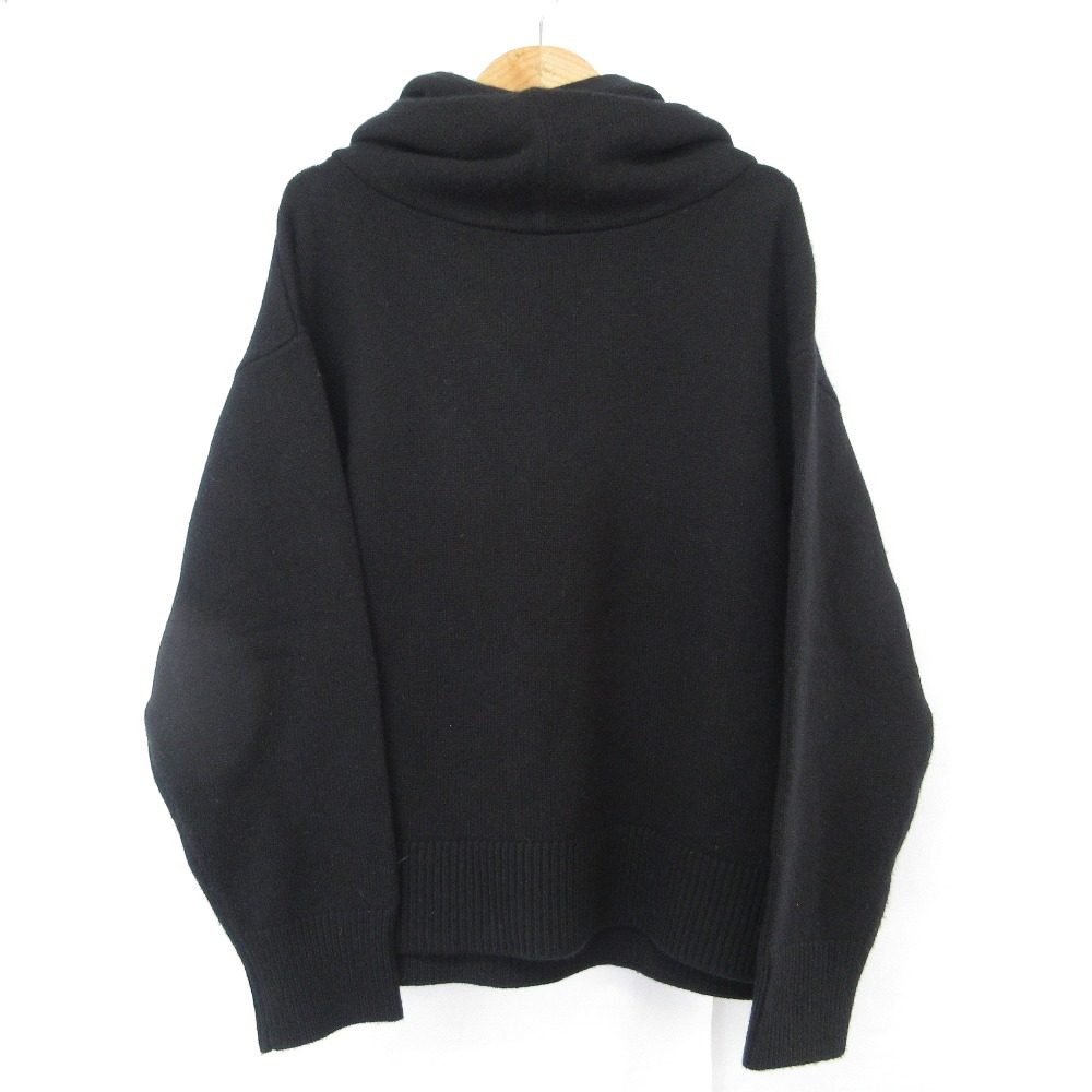 イロット Drape hoodie ニットフーディー