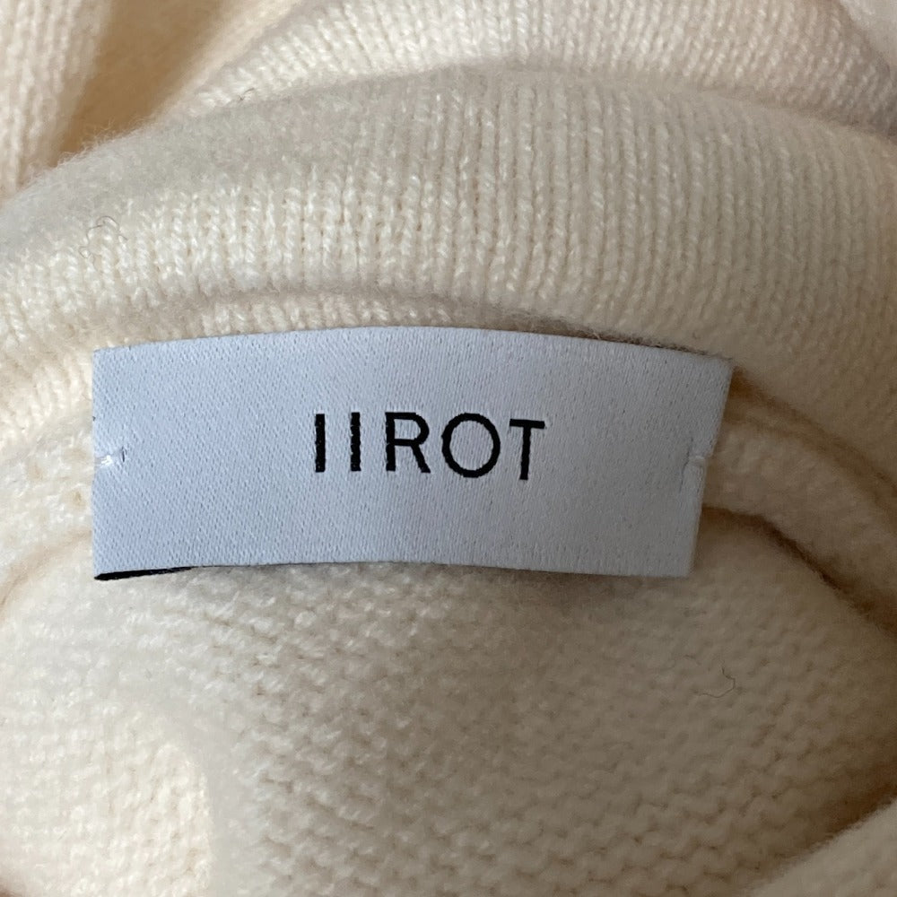 イロット Drape hoodie knit フーディー