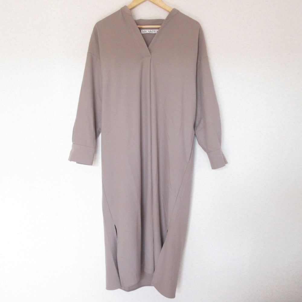 MICA&DEAL スキッパー バンドカラー ドレス