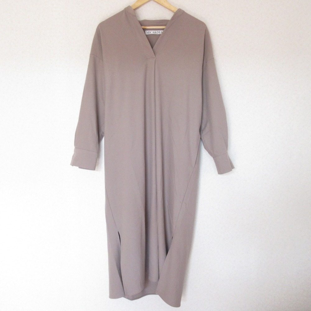 MICA&DEAL スキッパー バンドカラー ドレス