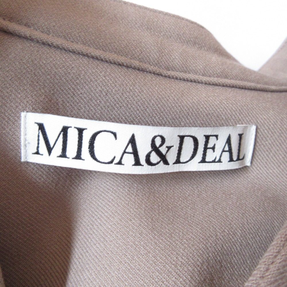 MICA&DEAL スキッパー バンドカラー ドレス