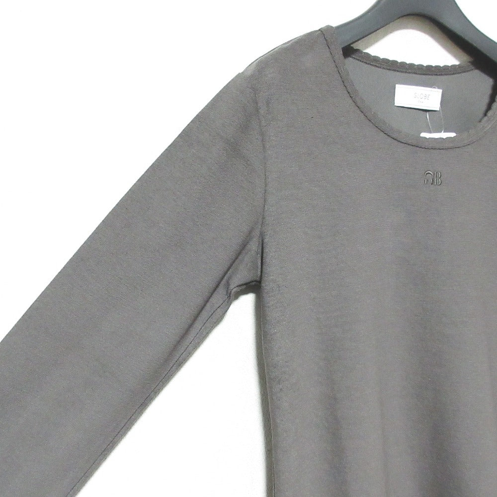 SLOBE IENA SB 刺繍 長袖 Tシャツ