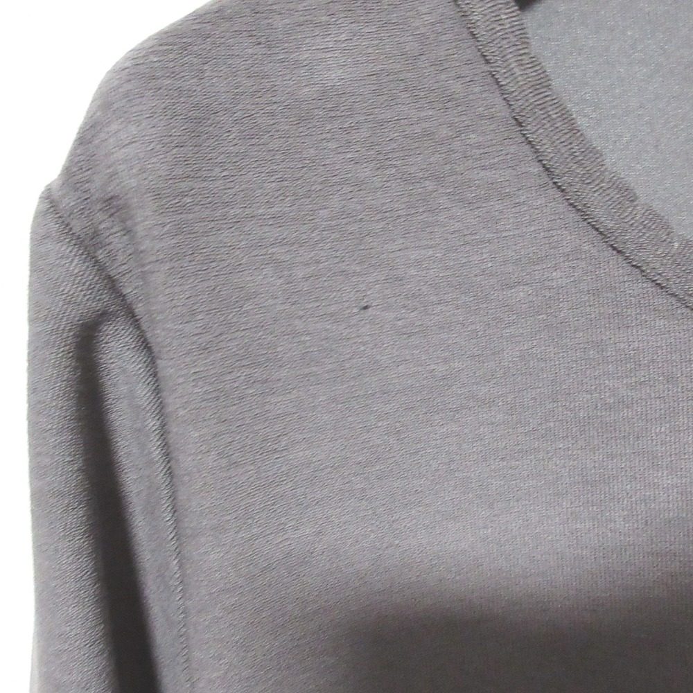 スローブイエナ 刺繍 コットン長袖Tシャツ