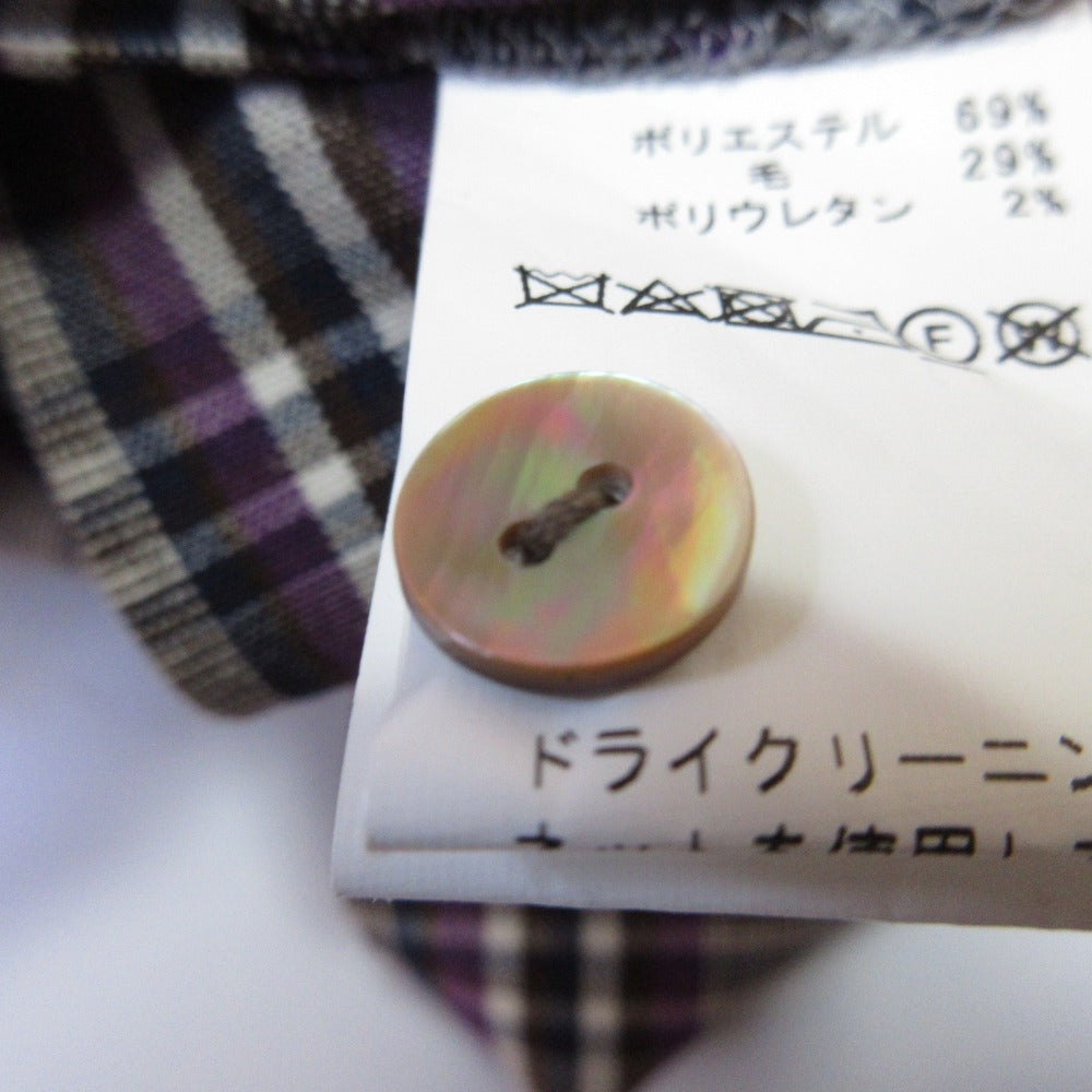 バーニーズ ニューヨーク チェック ロング シャツ ドレス