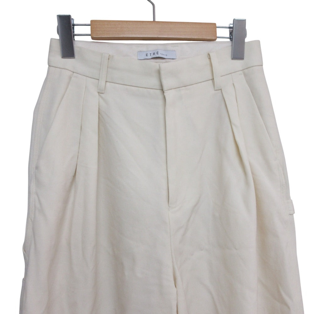 ETRE TOKYO ウール ワイド パンツ