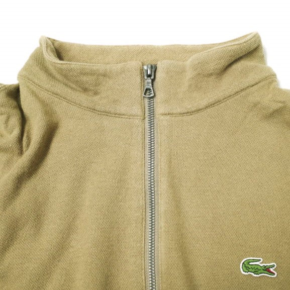 LACOSTE x BEAUTY & YOUTH x VAINL ARCHIVE ハーフ ジップ プルオーバー SH010PL ベージュ