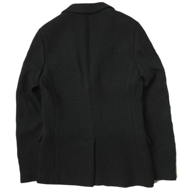 グッチ ウール ニット 2B ジャケット ブラック