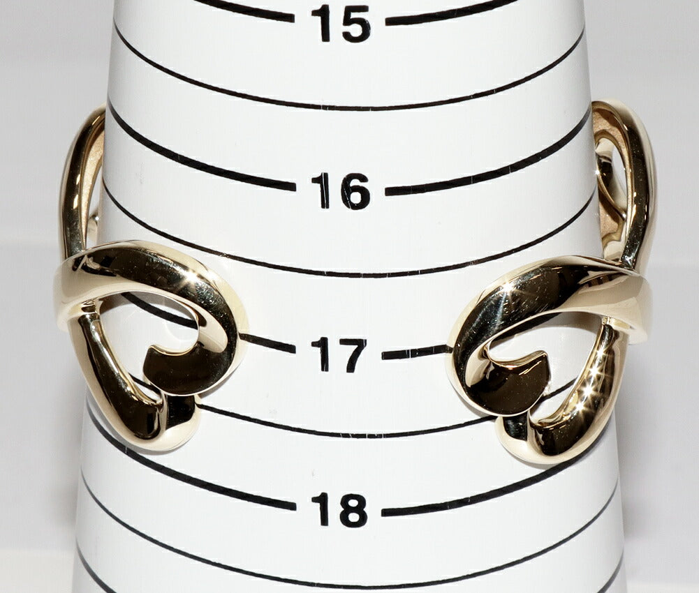 ティファニー K18YG パロマ ピカソ ラビング ハート ブレスレット