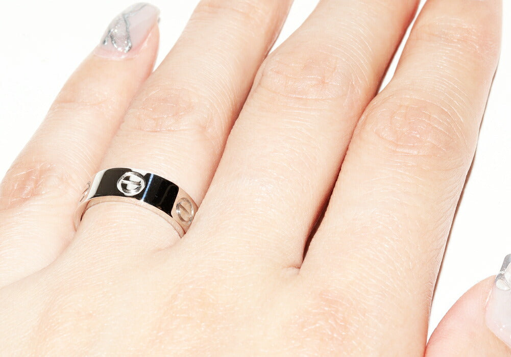 カルティエ ラブリング Pt950 リング 8号