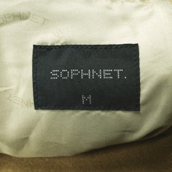 SOPHNET. ウール フーデッド ブルゾン キャメル