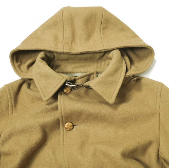 SOPHNET. ウール フーデッド ブルゾン キャメル
