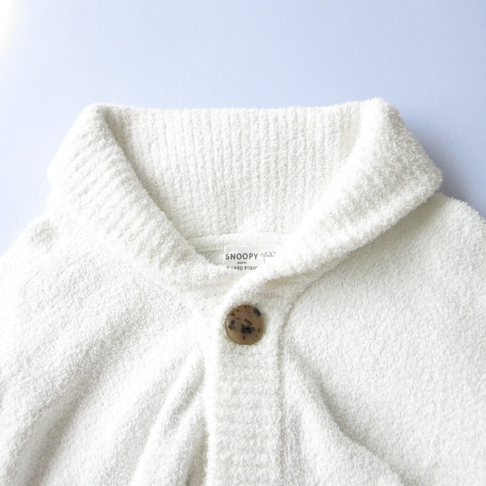 ジェラート ピケ×PEANUTS スヌーピー コラボ カーディガン ルームウェア