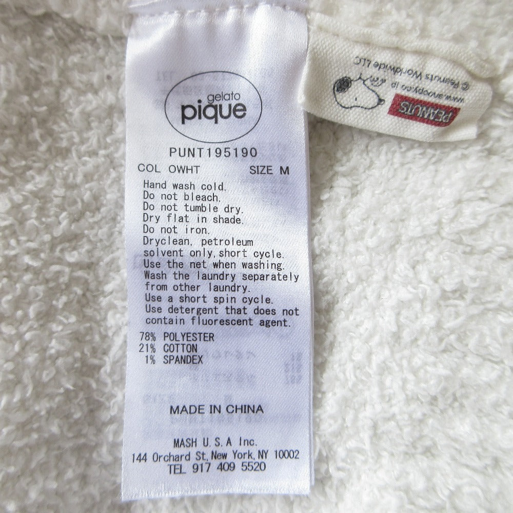 ジェラート ピケ×PEANUTS スヌーピー コラボ カーディガン ルームウェア